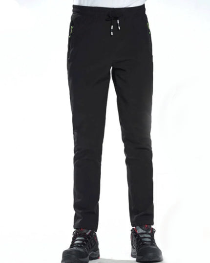 Sportowe dresy męskie oddychające z polarowym podszyciem