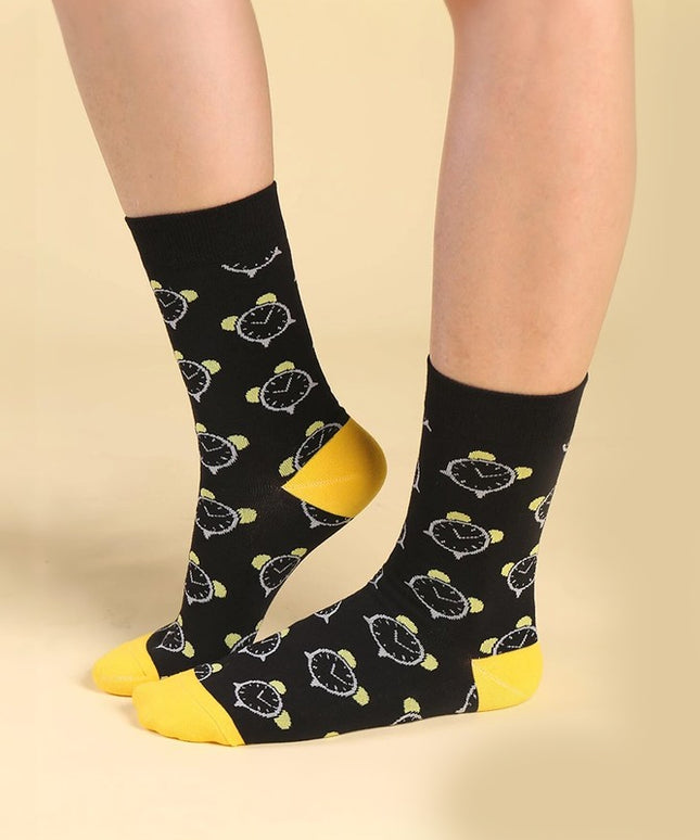 Długie skarpetki męskie w kolorowe wzory