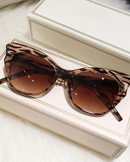 Damskie okulary przeciwsłoneczne kocie oko