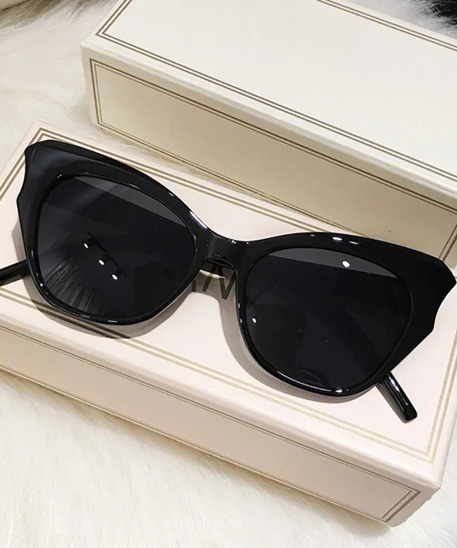 Damskie okulary przeciwsłoneczne kocie oko