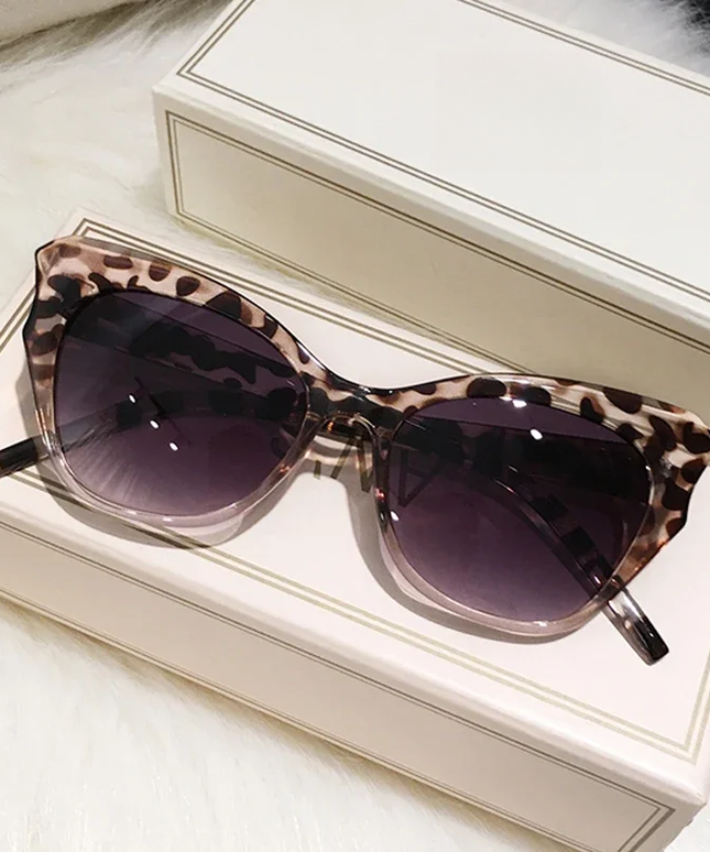 Damskie okulary przeciwsłoneczne kocie oko