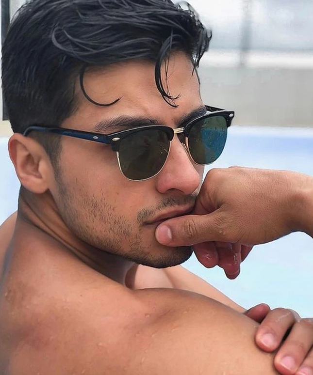 Męskie okulary przeciwsłoneczne okrągłe