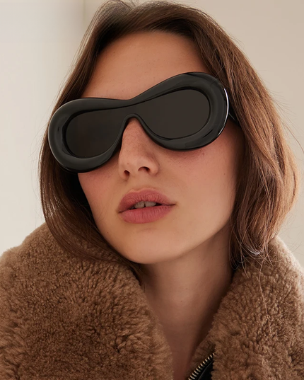 Damskie okulary przeciwsłoneczne o owalnym kształcie