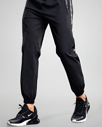 Sportowe dresy męskie wodoodporne z gumką w pasie