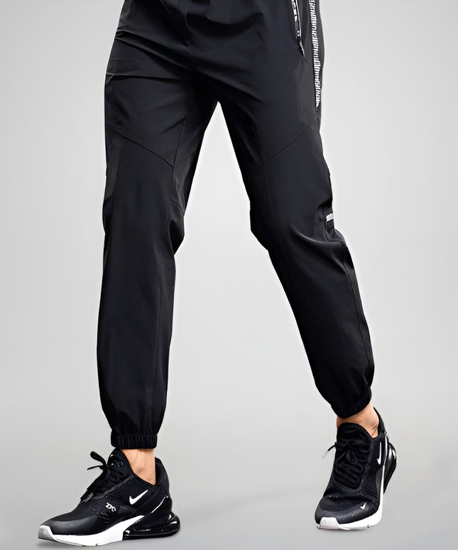 Sportowe dresy męskie wodoodporne z gumką w pasie