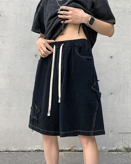 Męskie szorty z motywem gwiazd