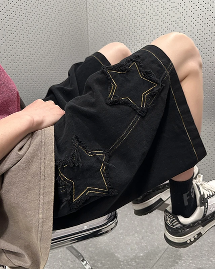 Męskie szorty z motywem gwiazd