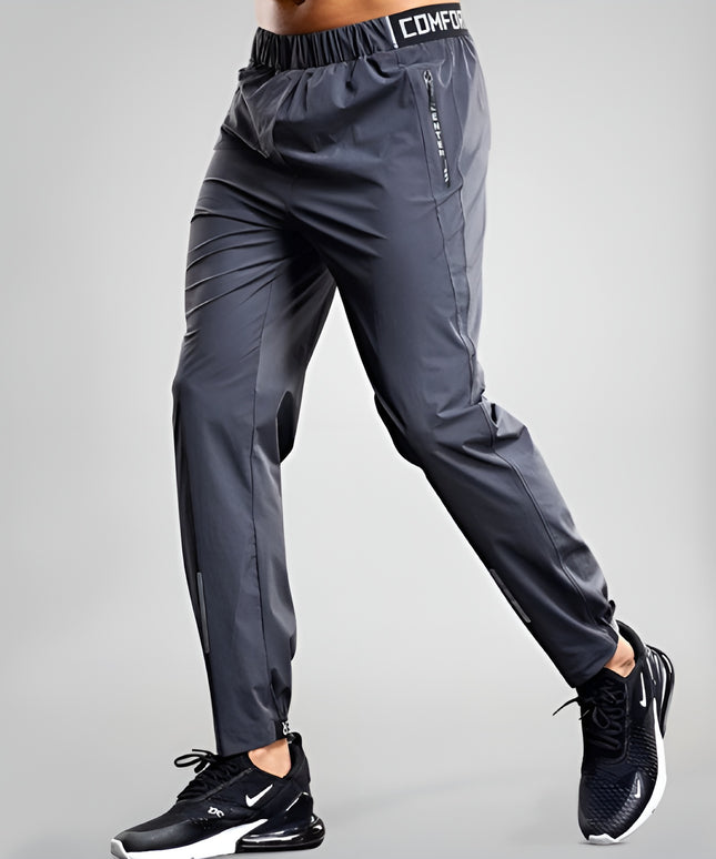 Sportowe dresy męskie wodoodporne z gumką w pasie