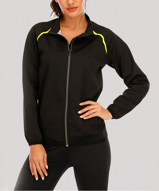 Sportowy komplet damski wspomagający odchudzanie - bluza i spodnie