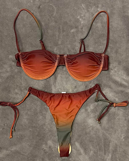 Damskie Bikini Dwuczęściowe Klasyczne