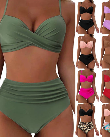 Damskie Bikini Dwuczęściowe Push-Up