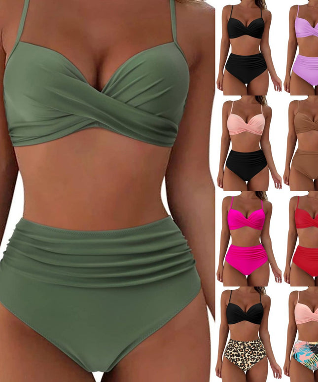 Damskie Bikini Dwuczęściowe Push-Up