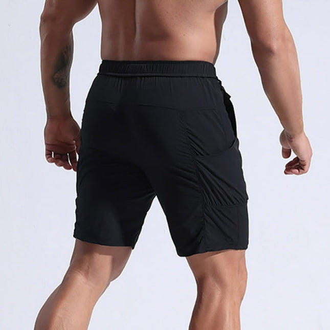 Męskie spodenki jogger lekkie - czarne