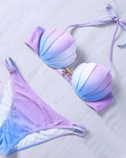 Damskie Bikini Dwuczęściowe z Wysokim Stanem
