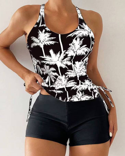 Tankini dwuczęściowe zakrywające brzuch