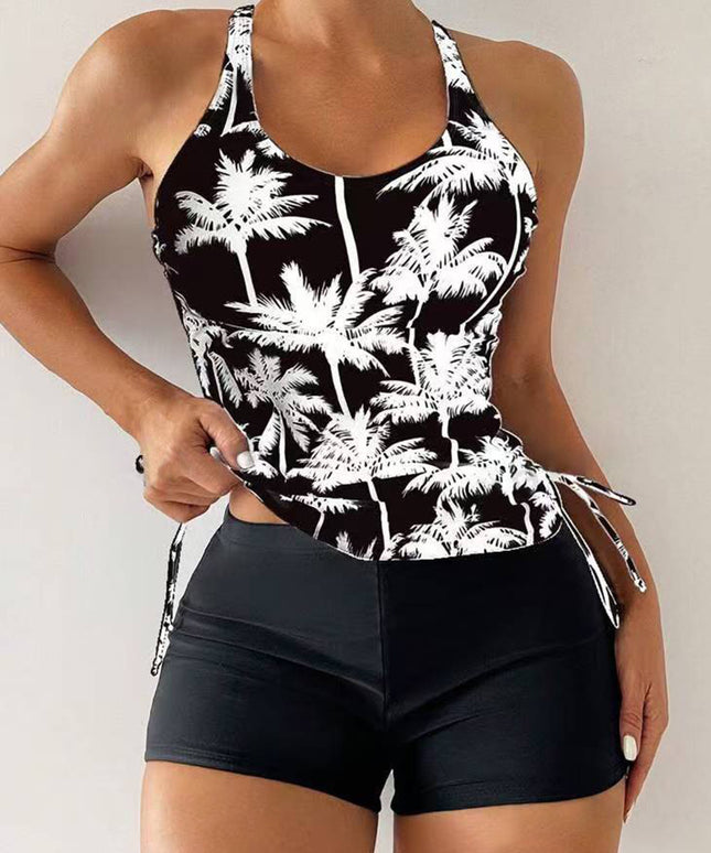 Tankini dwuczęściowe zakrywające brzuch