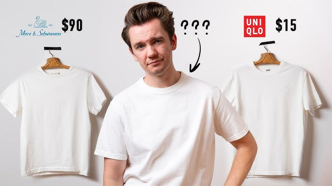 Męski t-shirt premium basic - biały