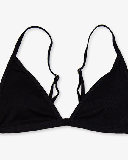 Damskie bikini trójkątne - czarne