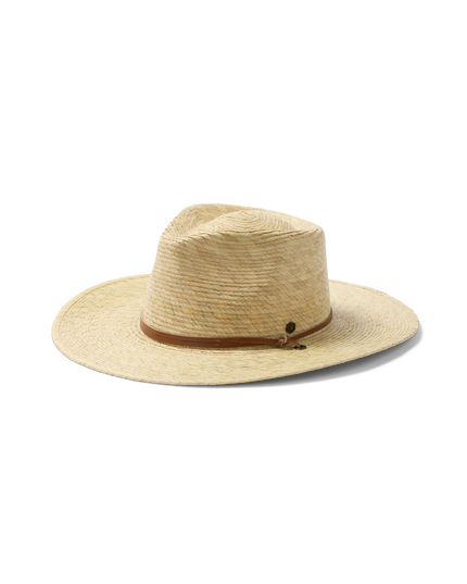 Kapelusz fedora słomiany - naturalny