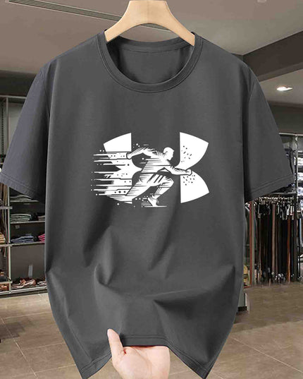 T-shirt Męski z Krótkim Rękawem