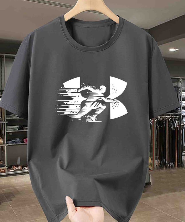 T-shirt Męski z Krótkim Rękawem
