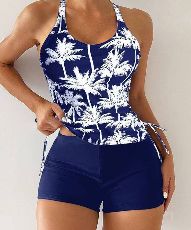 Tankini dwuczęściowe zakrywające brzuch