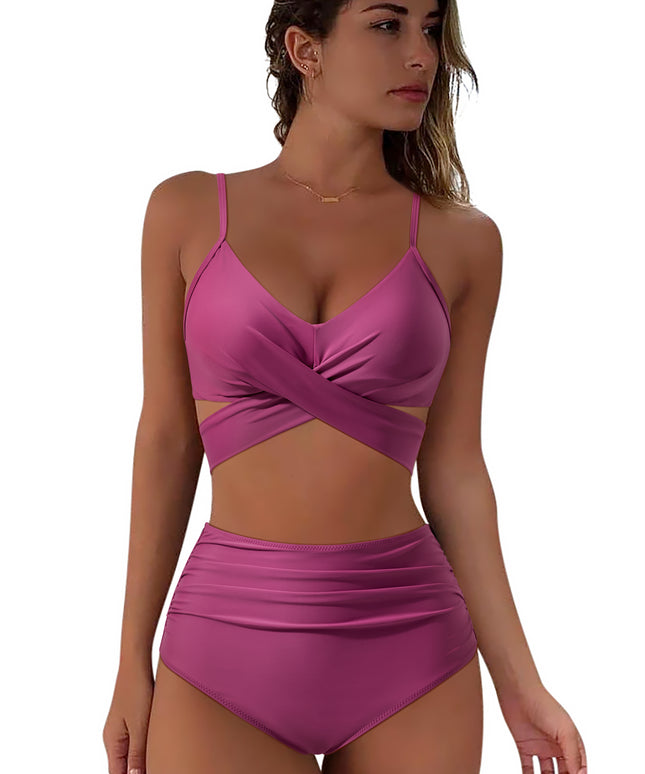 Damskie Bikini Dwuczęściowe z Wiązaniem