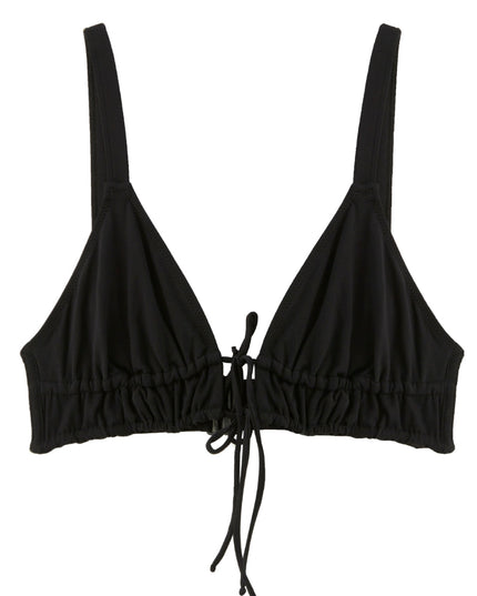 Damskie bikini trójkątne - czarne