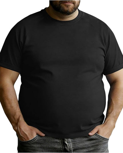 Męski t-shirt oversize bawełniany - czarny