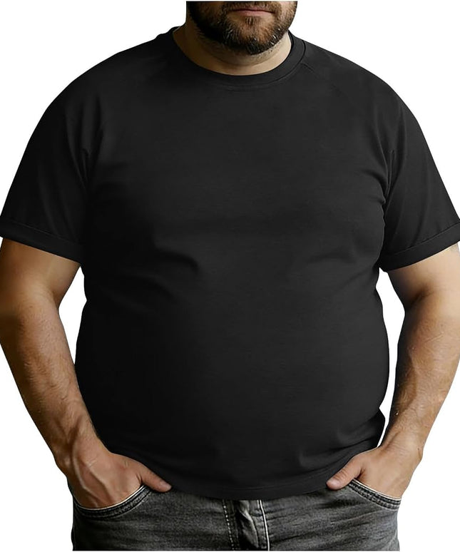 Męski t-shirt oversize bawełniany - czarny
