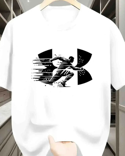T-shirt Męski z Krótkim Rękawem