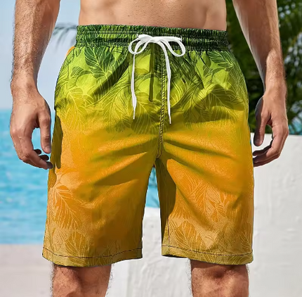Męskie Szorty Kąpielowe Plażowe Szybkoschnące