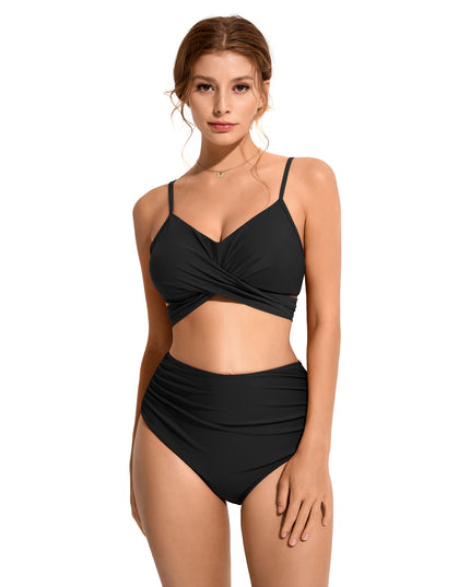 Damskie Bikini Dwuczęściowe z Wiązaniem