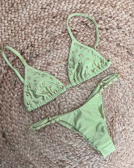 Damskie Bikini Dwuczęściowe Klasyczne