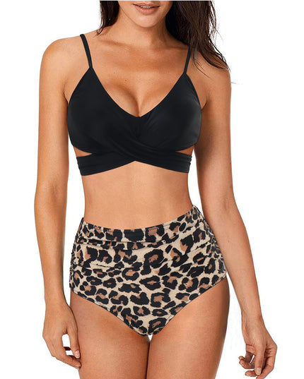 Damskie Bikini Dwuczęściowe z Wiązaniem