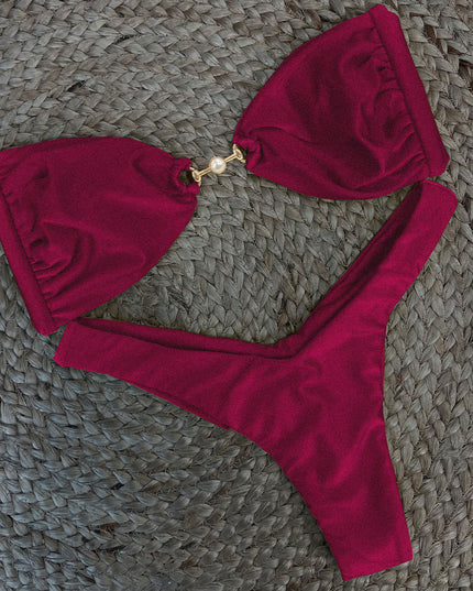 Damskie Bikini Dwuczęściowe Klasyczne