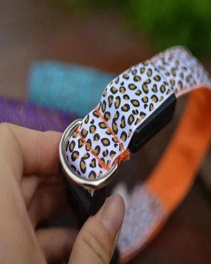 Obroża dla psa LED w panterkę