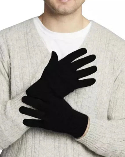 Rękawiczki męskie dotykowe w jednym kolorze