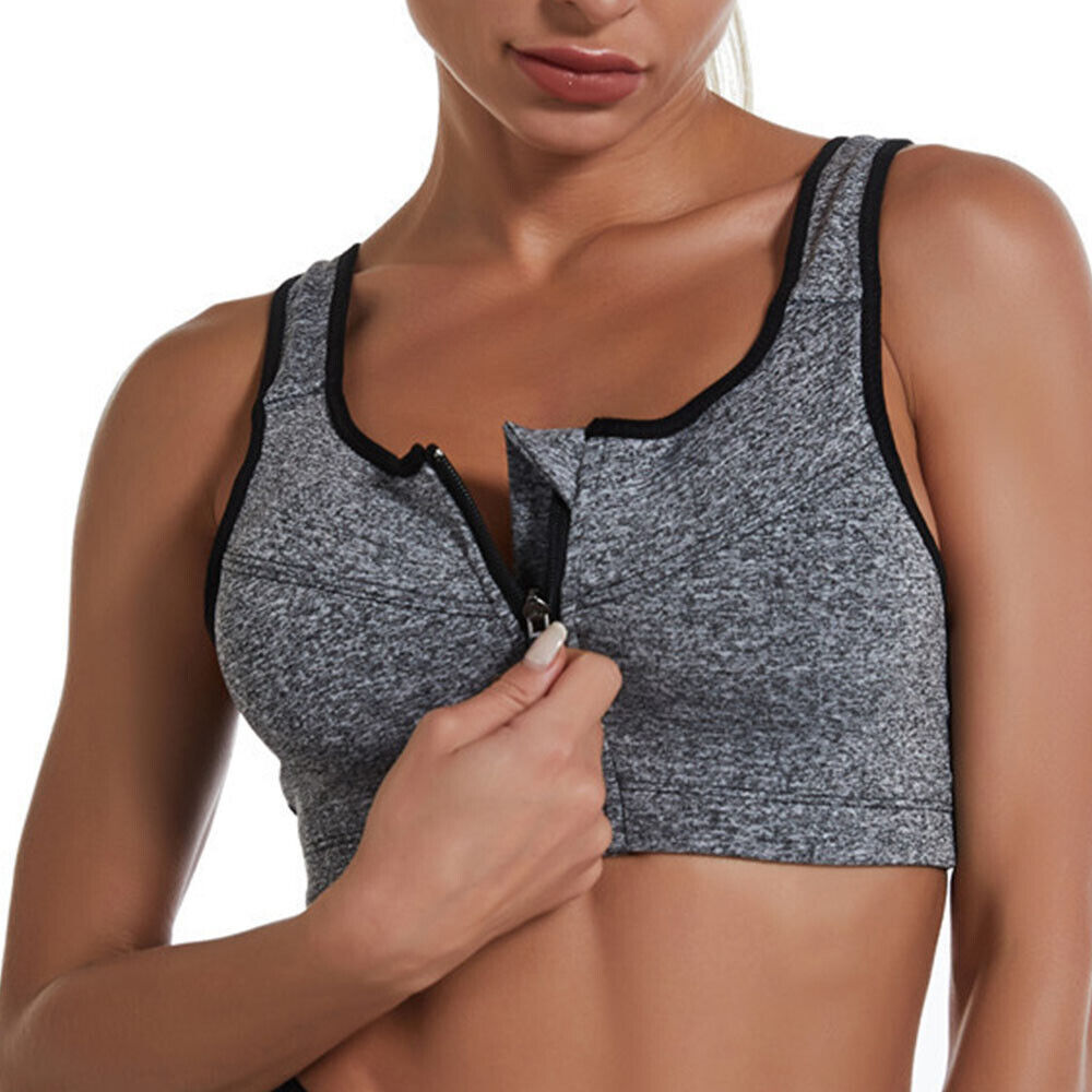 Sportowy biustonosz rozsuwany - plus size