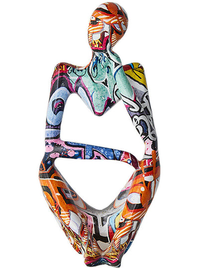 Figurka dekoracyjna postać kolorowa