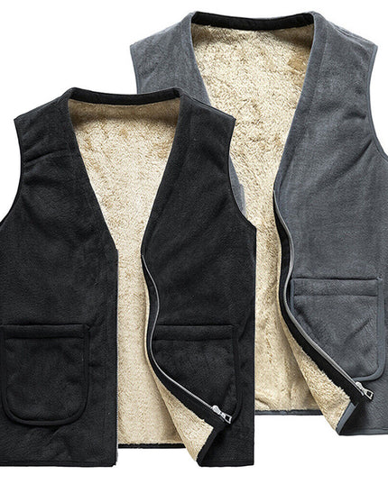 Kamizelka męska polar z kieszeniami