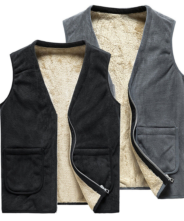 Kamizelka męska polar z kieszeniami