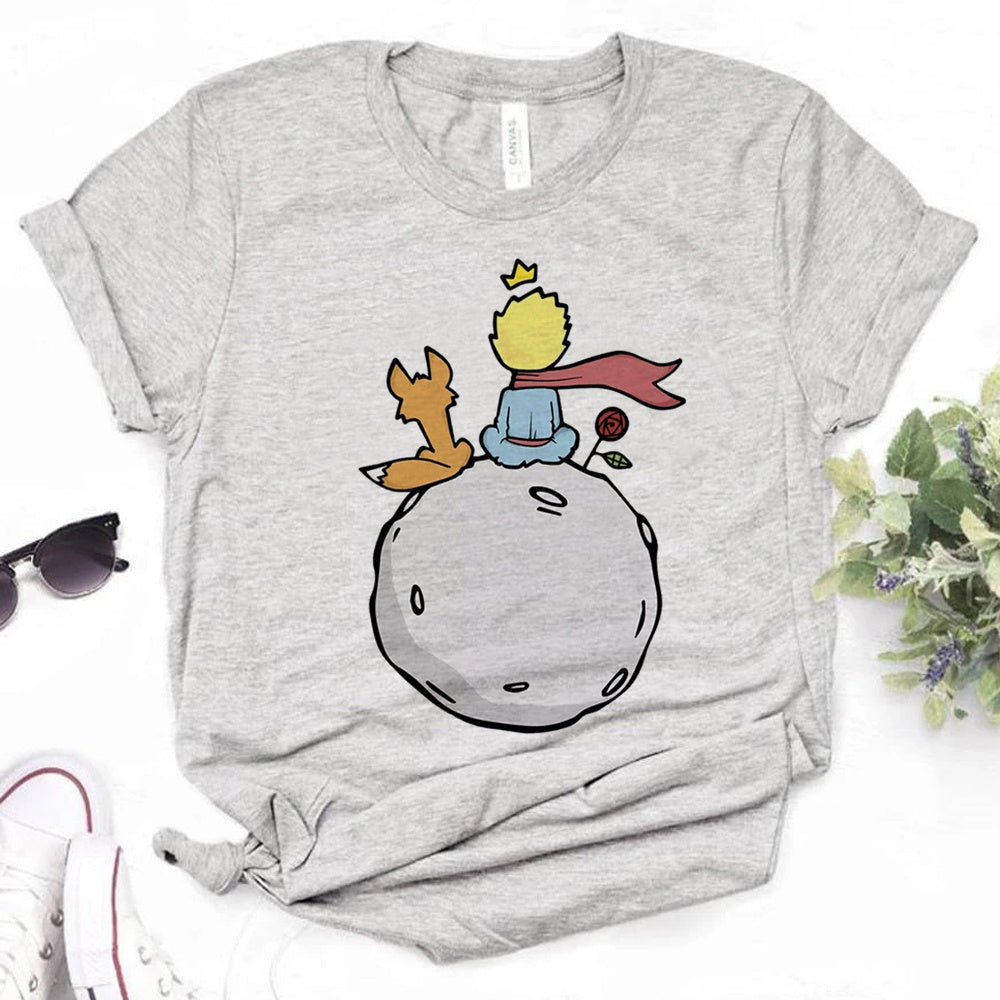 Damski T-shirt z Małym Księciem