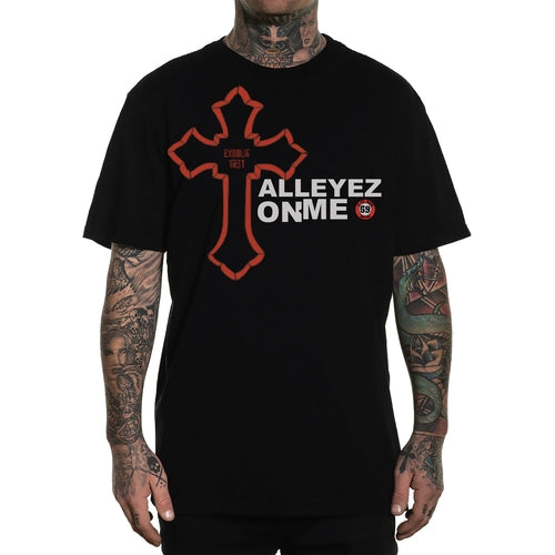 Męski t-shirt design 2pac thug life all eyez on me