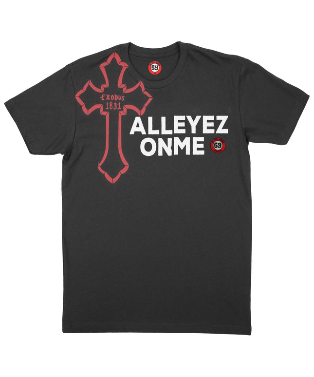 Męski t-shirt design 2pac thug life all eyez on me