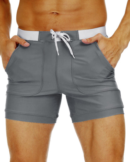 Męskie szorty kąpielowe w stylu sportowym