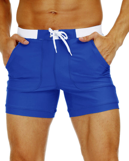 Męskie szorty kąpielowe w stylu sportowym