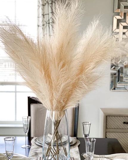 Trawa pampasowa w jasnych kolorach długość 40 cm 10 sztuk