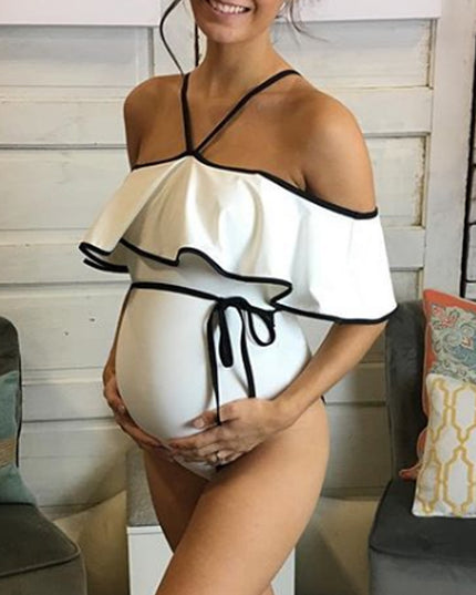 Jednoczęściowy strój kąpielowy dla kobiet w ciąży hiszpanka