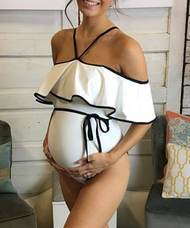 Jednoczęściowy strój kąpielowy dla kobiet w ciąży hiszpanka